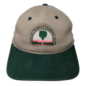 Cayman Islands Country Club Snapback Cap Multi One Size Embroidered 6 Panel KC